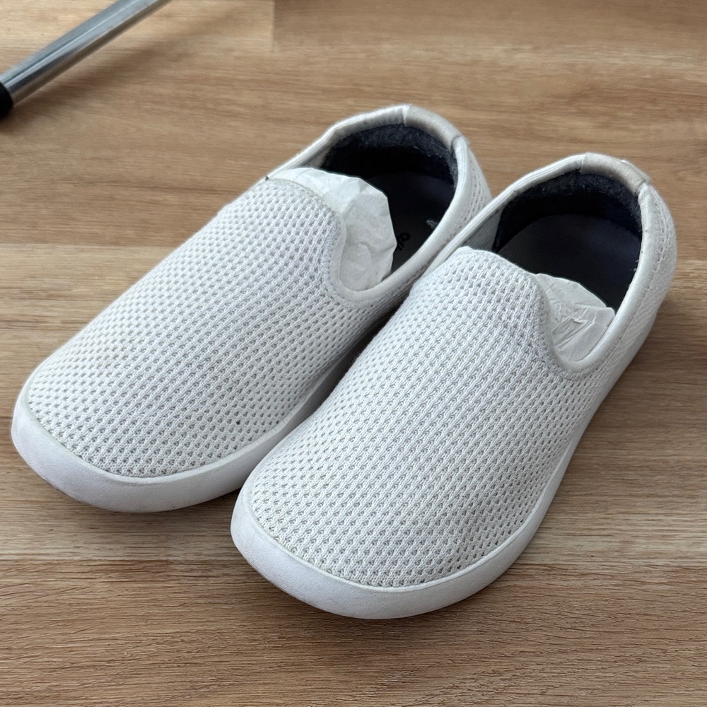 Allbirds Women Tree Loungers White Slip-On Shoes
